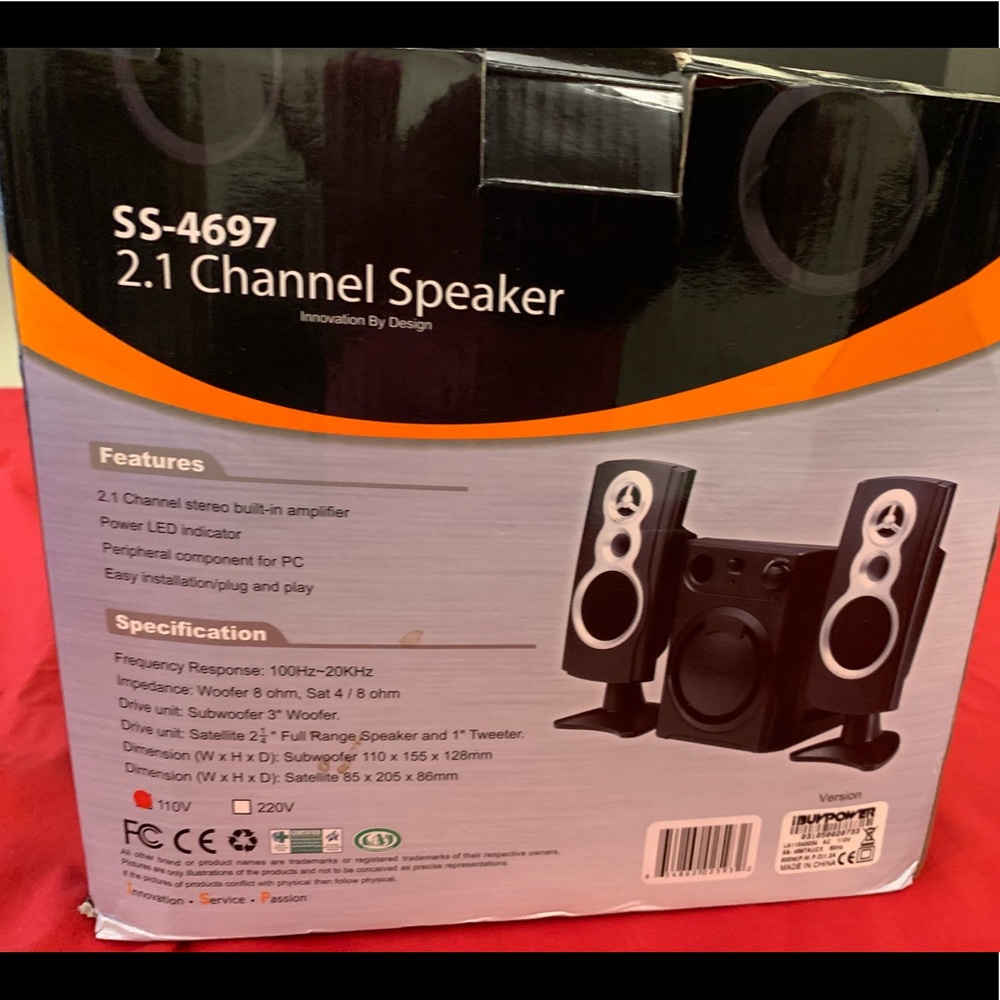 Computer/laptop speakers NWOT - Picture 2 of 4